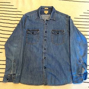 J. Crew Denim work shirt